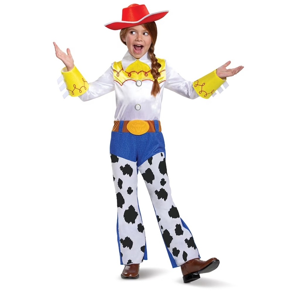 Disney Pixar Toy Story Jessie Costume Jumpsuit with Hat Toddler Size 3T-4T New